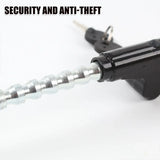 Adjustable Car Steering Wheel Lock Anti Theft Security Bar - Rear View