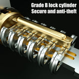 Adjustable Car Steering Wheel Lock Anti Theft Security Bar - Close-Up Angle