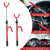 Adjustable Car Steering Wheel Lock Anti Theft Security Bar - Low Angle