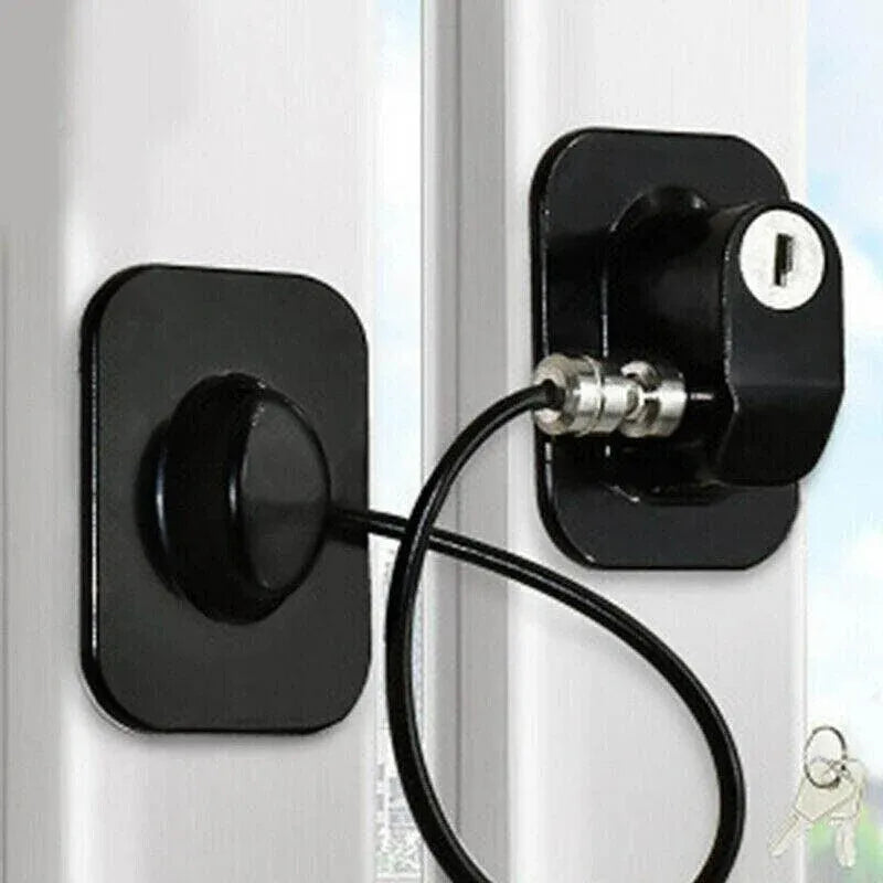 Refrigerator Lock Fridge Cabinet Child Safety Window Door Drawer Latches W/ Keys
