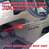 Multifunctional Car Steering Wheel Lock Anti-Theft Vehicle Security - Close-Up Angle