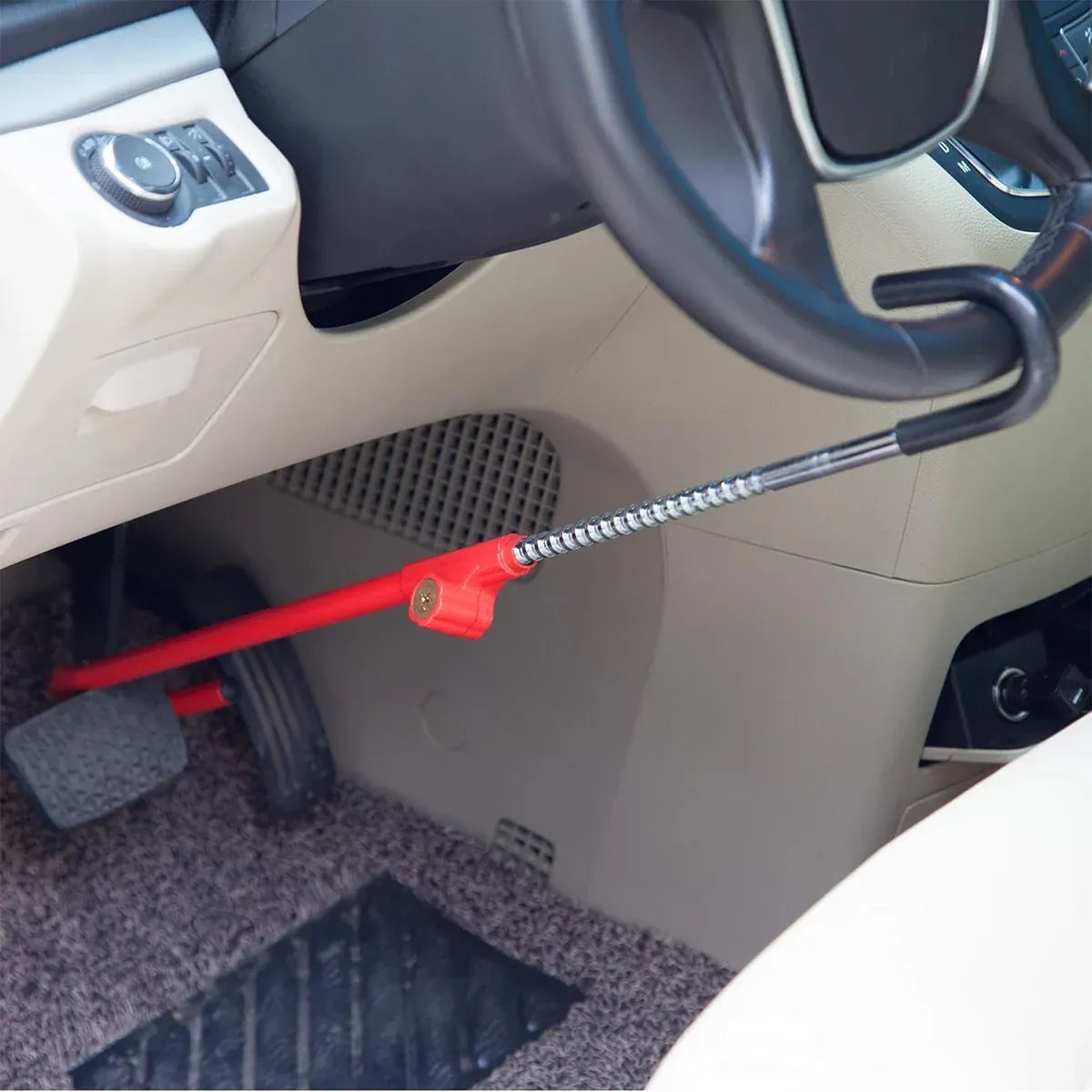 Multifunctional Car Steering Wheel Lock Anti-Theft Vehicle Security