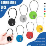 Combination Lock Padlock Locker 3 Digit Security Bike Suitcase Luggage Bag Gymau