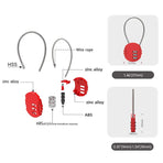 Combination Lock Padlock Locker 3 Digit Security Bike Suitcase Luggage Bag Gymau