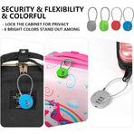 Combination Lock Padlock Locker 3 Digit Security Bike Suitcase Luggage Bag Gymau