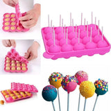 2pcs 20 Holes Round Silicone Moulds for Lollipop Candy Making Baking Tools - Extra Image