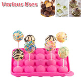 2pcs 20 Holes Round Silicone Moulds for Lollipop Candy Making Baking Tools - Extra Image