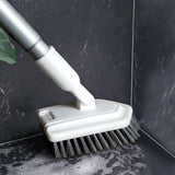 Long Handled Shower Scrub Brush with Extendable Pole for Bathroom Tiles - Extra Image
