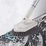 Long Handled Shower Scrub Brush with Extendable Pole for Bathroom Tiles - Extra Image