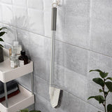 Long Handled Shower Scrub Brush with Extendable Pole for Bathroom Tiles - 45-Degree Angle