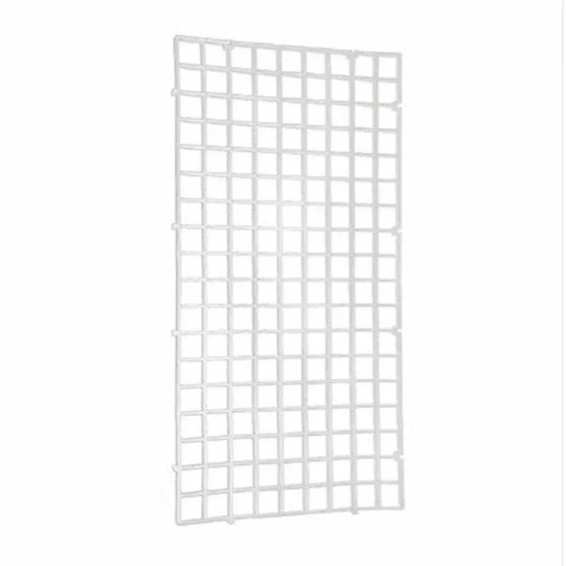 8Pcs Plastic Fish Grid Divider Durable  Holder Fish Tank Tray Egg Crate Aquarium - White