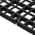 8Pcs Plastic Fish Grid Divider Durable  Holder Fish Tank Tray Egg Crate Aquarium - White