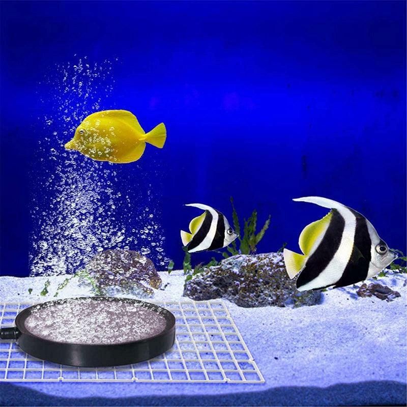 8Pcs Plastic Fish Grid Divider Durable  Holder Fish Tank Tray Egg Crate Aquarium - White