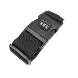 Luggage Strap Code Password Travel Suitcase Secure Lock Safe Nylon Packing Belt - Rainbow - Rear View