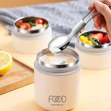 3pcs Insulated Lunch Box Soup Container Portable Breakfast Food Storage Box Set - Extra Image