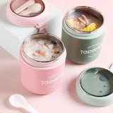 530ml Stainless Steel Insulated Lunch Box Portable Food Storage Mug Soup Meals - Blue - Extra Image