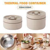 Lunch Box Food Container Thermal Warmer Hot Student Bento Insulated Soup Cup - 650ml