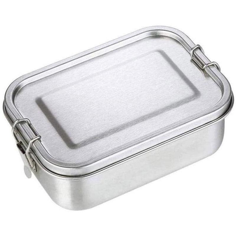 850ml Stainless Steel Square Bento Box Durable Leakproof Food Storage Container