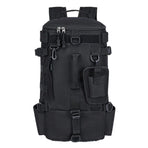 Waterproof Fishing Tackle Bag Large Capacity Multi Functional Shoulder Storage - Black