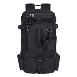Waterproof Fishing Tackle Bag Large Capacity Multi Functional Shoulder Storage - Black