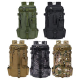 Waterproof Fishing Tackle Bag Large Capacity Multi Functional Shoulder Storage - Black - Side View
