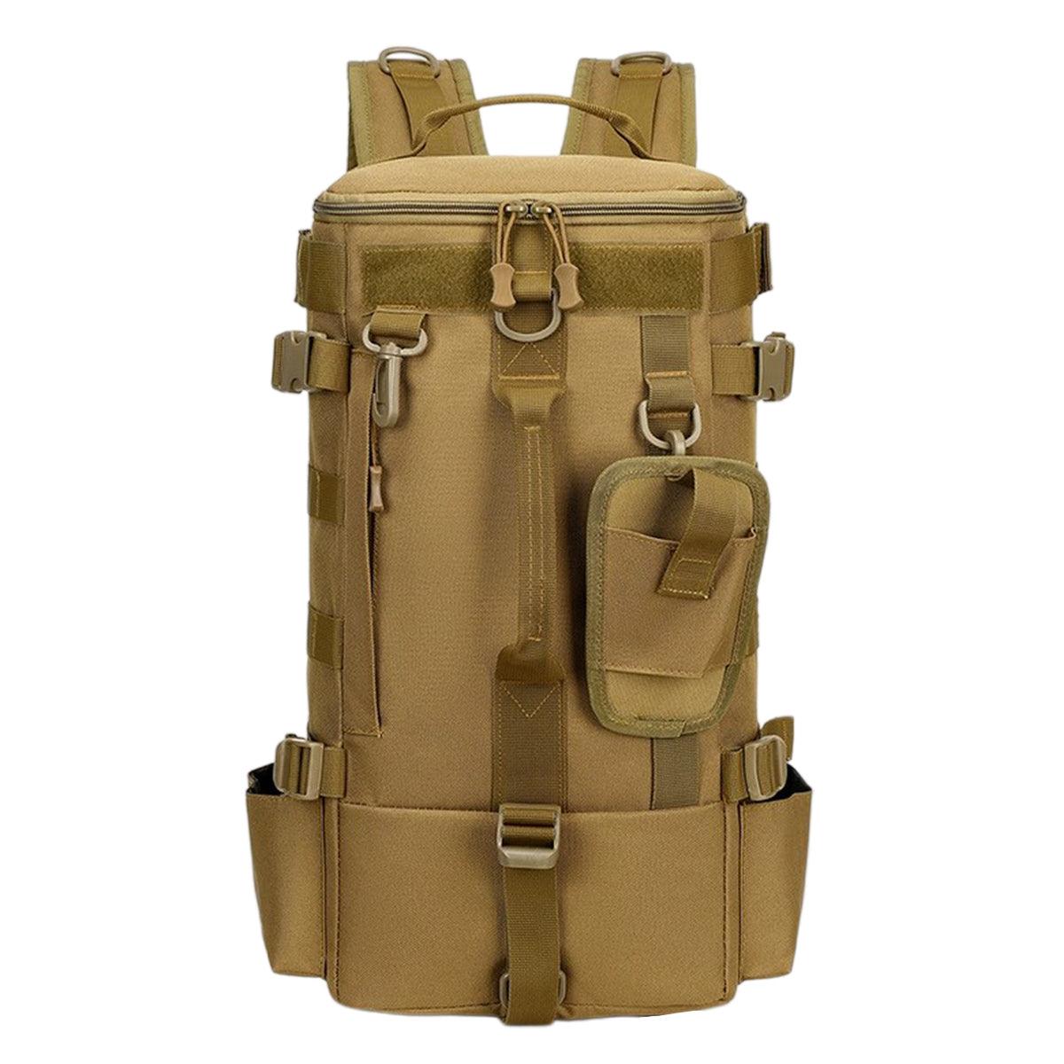 Waterproof Fishing Tackle Bag Large Capacity Multi Functional Shoulder Storage - Black