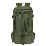 Waterproof Fishing Tackle Bag Large Capacity Multi Functional Shoulder Storage - Khaki Camouflage - Low Angle