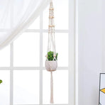 5-Piece Macrame Plant Hanger Set for Indoor Pots