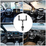 Mobile Phone Rearview Mirror Holder Strong Grip Fits Most Smartphones Car Use - Low Angle
