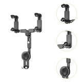 Mobile Phone Rearview Mirror Holder Strong Grip Fits Most Smartphones Car Use - Extra Image