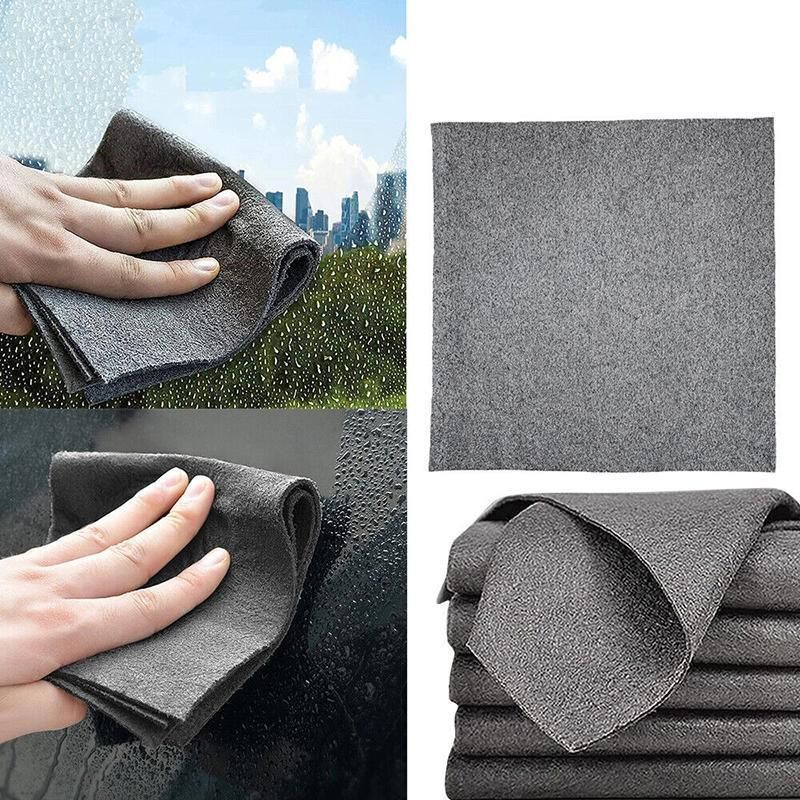 5 Size Thickened Magic Cleaning Cloth Reusable Streak Free Microfiber Rag - 40*50cm