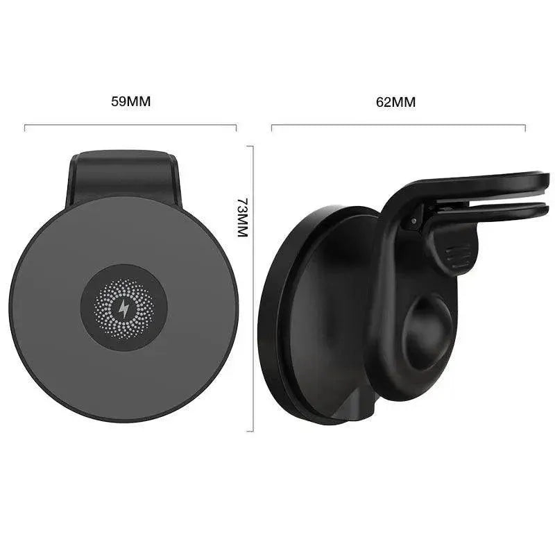 Wireless 15W Magnetic Car Mount Holder Charger For Iphone 13 12 Pro Max Magsafe - White