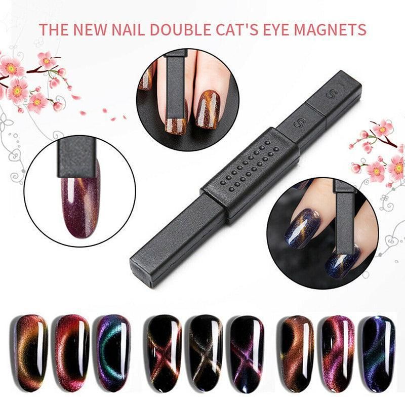 Nail Art Cat Eye Effect Stick for UV Gel Polish Design Tool for Manicure Styling Use - 1PC Multifunction