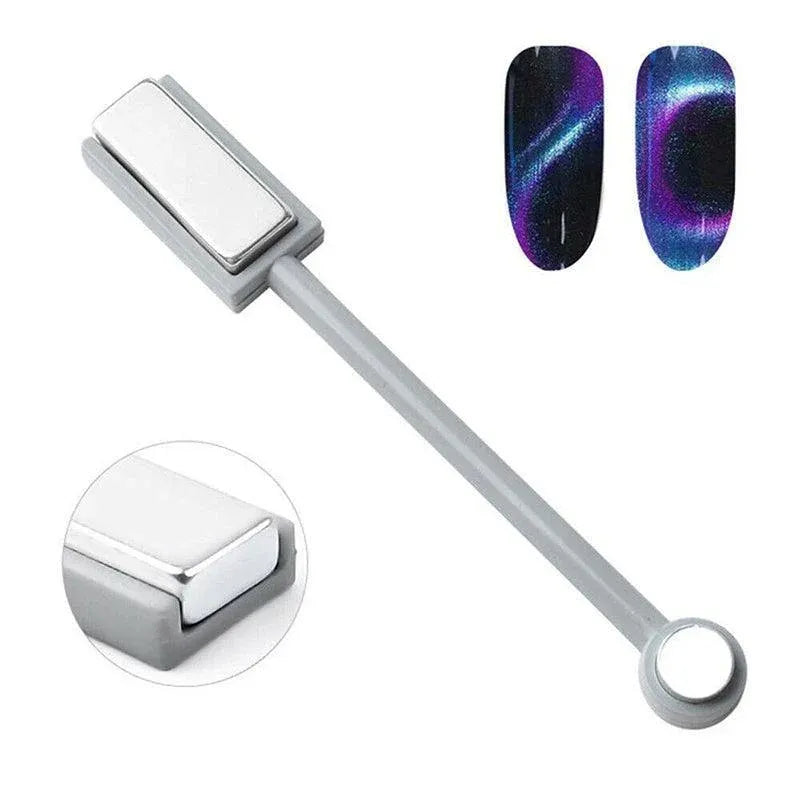 Nail Art Cat Eye Effect Stick for UV Gel Polish Design Tool for Manicure Styling Use - 1PC Multifunction