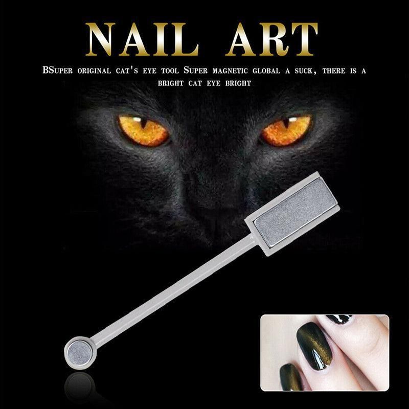 Nail Art Cat Eye Effect Stick for UV Gel Polish Design Tool for Manicure Styling Use - 1PC Multifunction