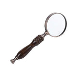1PCS Vintage Ebony Handle Handheld Metal Magnifier Classical Nostalgic Gift Box - Extra Image