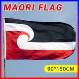 Large Maori Flag 90x150cm Tino Rangatiratanga NZ Flag Outdoor Polyester