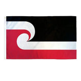 Large Maori Flag 90x150cm Tino Rangatiratanga NZ Flag Outdoor Polyester - Front View