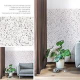 10M Marble Self-Adhesive PVC Wall Sticker Wallpaper Decor - White Marble-B - 45-Degree Angle