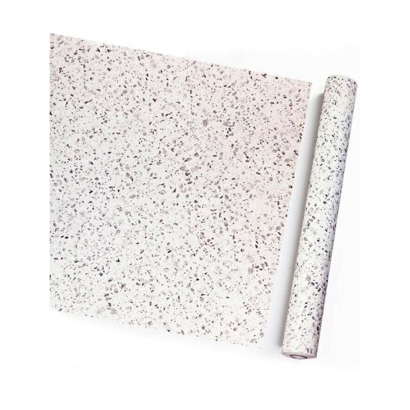 10M Marble Self-Adhesive PVC Wall Sticker Wallpaper Decor - Black Marble-A