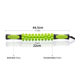 Muscle Roller Stick Full Body Fitness Massage Tool for Home and Gym Use - Orange