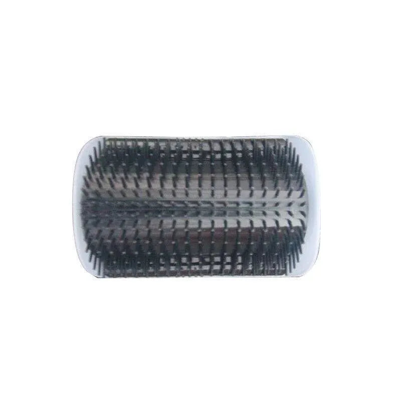 Pet Cat Self Massage Brush Comb Scratcher Wall Corner Self Groomer Grooming Toys - Black