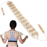 Wooden Back Massage Rope Roller for Neck Shoulder Waist and Legs - Extra Image
