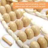 Wooden Back Massage Rope Roller for Neck Shoulder Waist and Legs - Extra Image