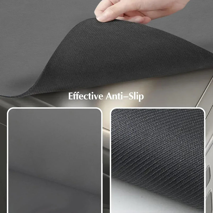 Draining Pad Cover Mat Water Absorbing Pad Washing Machine Top Dust Protection - Grey
