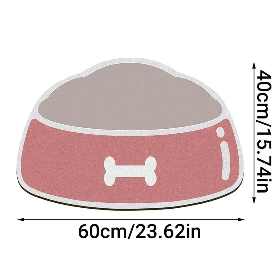 Absorbent Quick Dry Pet Floor Mats Easy Care Non Slip Dog Cat Mat Indoor Outdoor - Pink