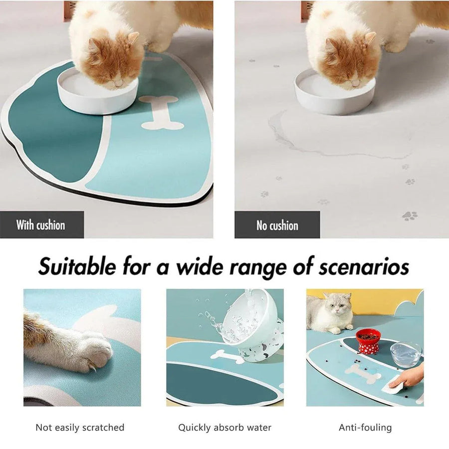 Absorbent Quick Dry Pet Floor Mats Easy Care Non Slip Dog Cat Mat Indoor Outdoor - Pink