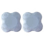 2pcs Thick Yoga Kneeling Mat Knee Cushion for Elbow Support Gym Workout Pad - Blue