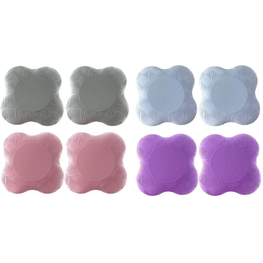 2pcs Thick Yoga Kneeling Mat Knee Cushion for Elbow Support Gym Workout Pad - Pink