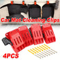 4PCS Multi Function Wall Mounted Towel Auxiliary Mat Clip for Car Wash